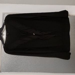 WHBM size extra small black long sleeve blouse